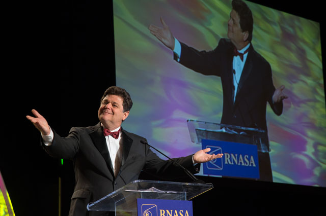 John Zarrella as Emcee at the 29th annual RNASA Space Awards Gala